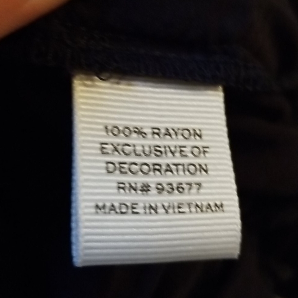 Stylus Navy Blue Tank Top. - Picture 4 of 4